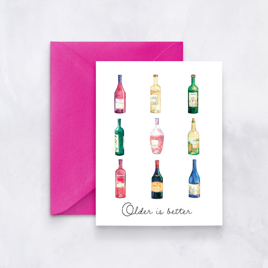 Wine Lover Birthday Card