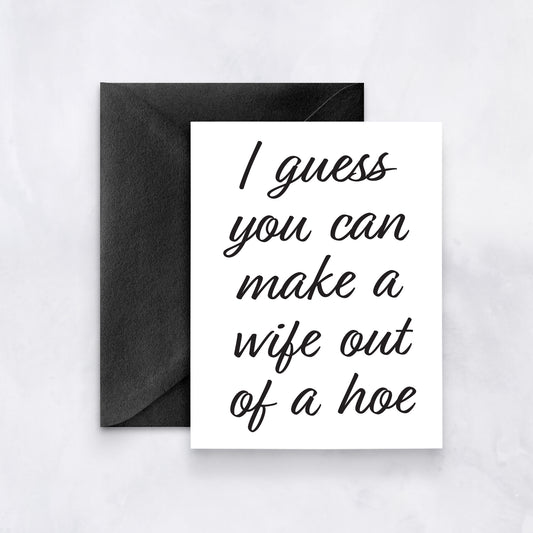 Funny Bride to Be Card