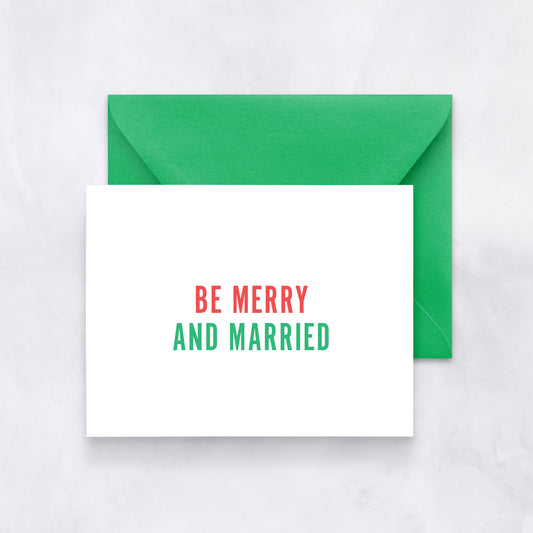Christmas Wedding Card
