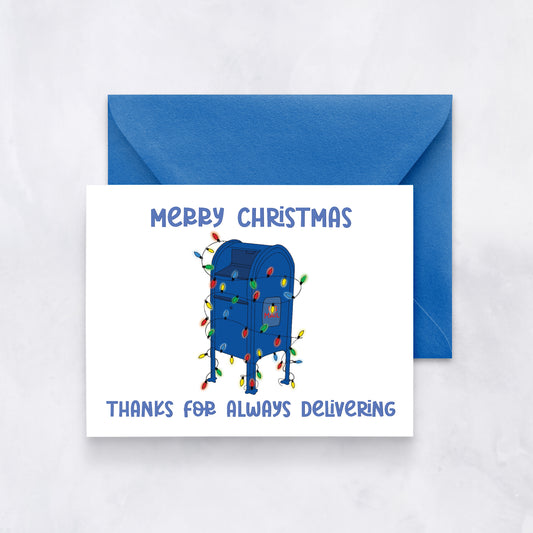 Mail Carrier Holiday Card