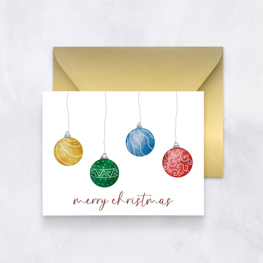 Christmas Ornament Card