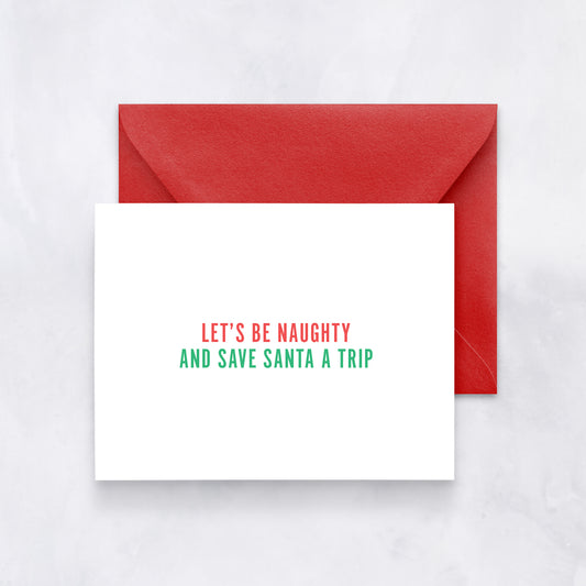 Naughty Christmas Card