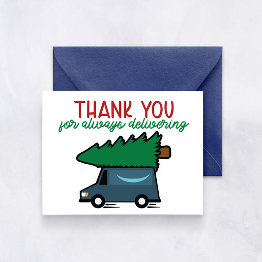 Package Delivery Thank You Card