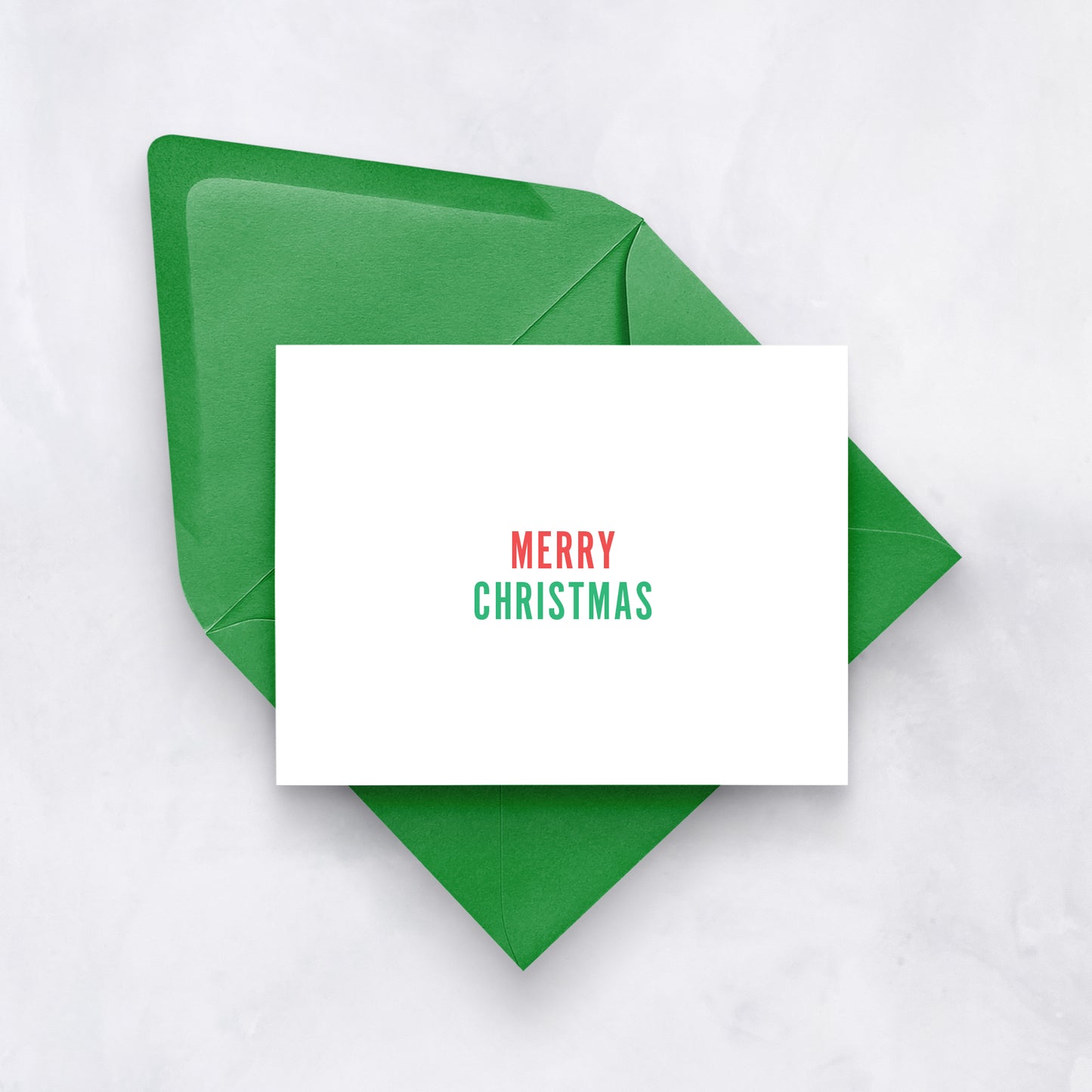 Minimal Merry Christmas Card