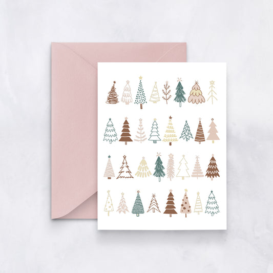 Whimsical Tree Holiday Card
