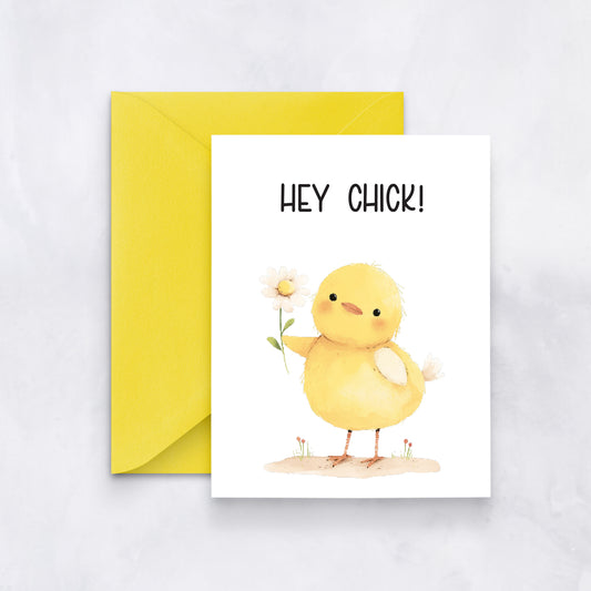 Hey Chick! Greeting Card