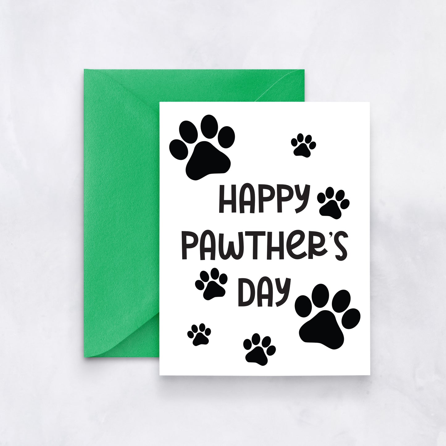 Funny Pawther’s Day Card