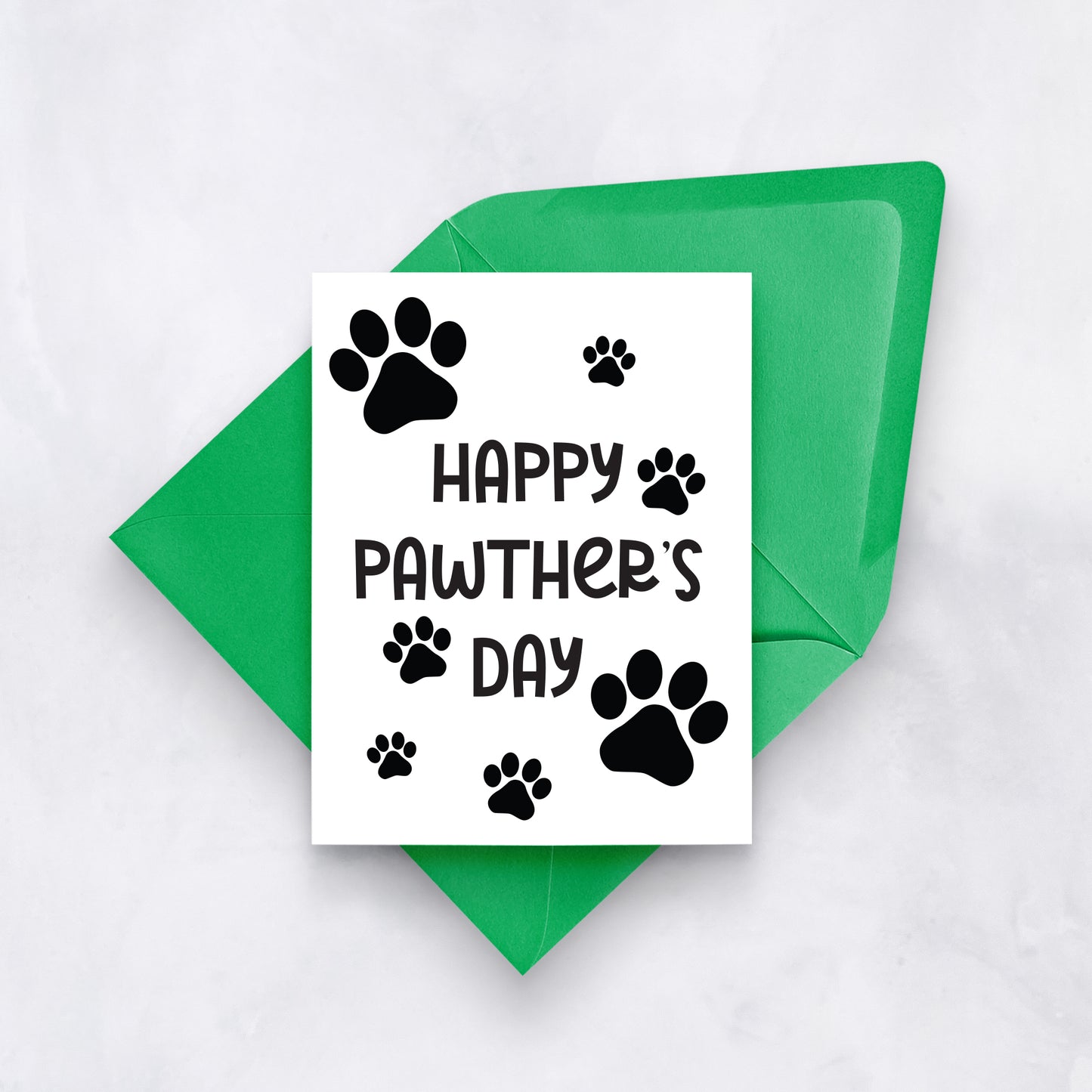 Funny Pawther’s Day Card