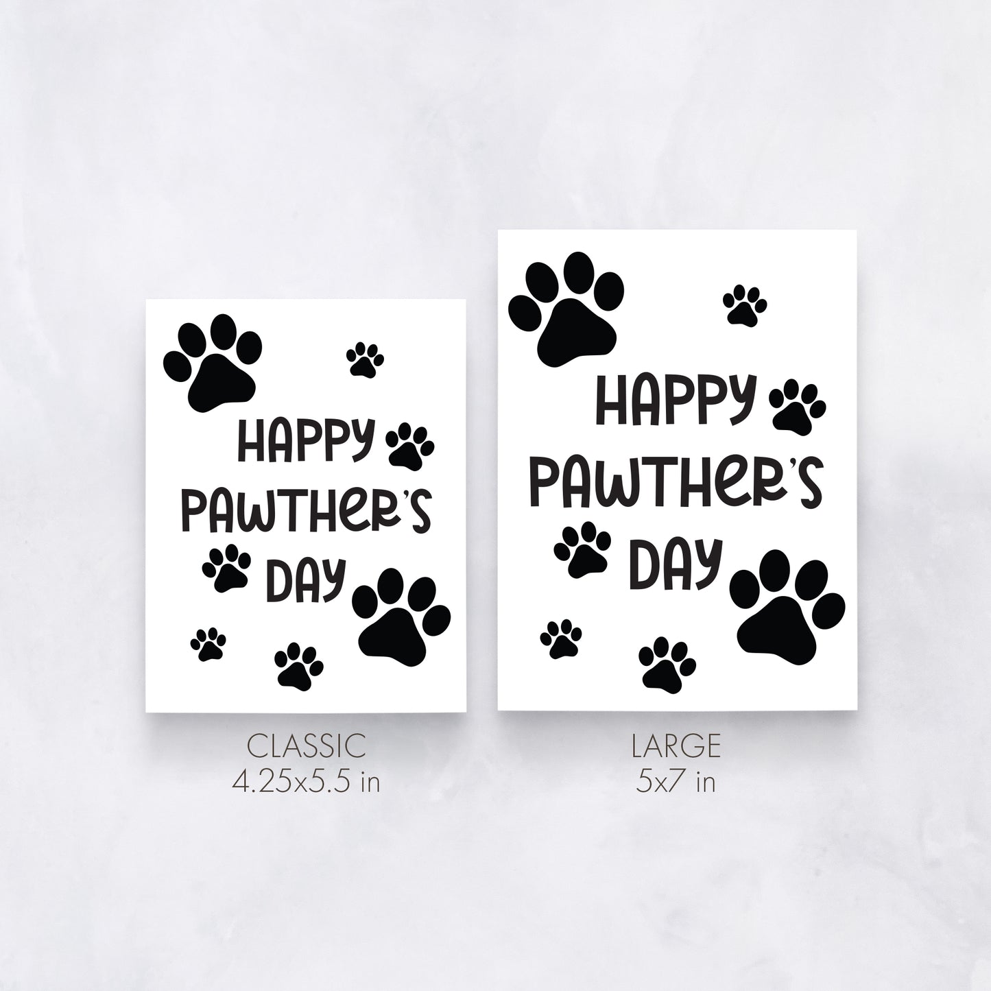Funny Pawther’s Day Card