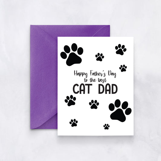 Cat Dad Father’s Day Card