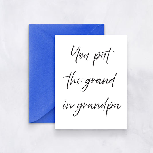 Grandpa Father’s Day Card