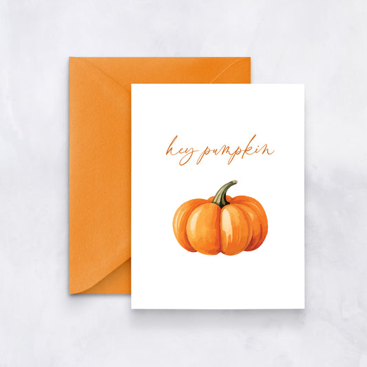 Hey Pumpkin Fall Card