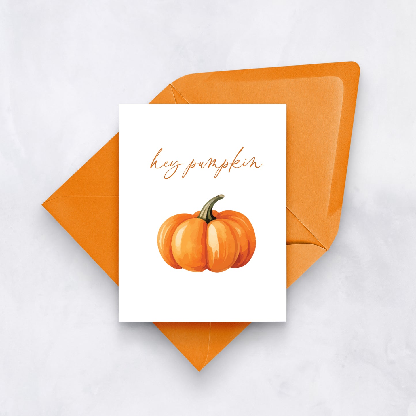 Hey Pumpkin Fall Card