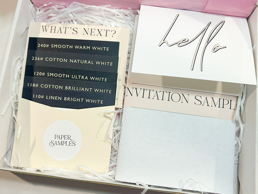 Custom Invitations Sample Box