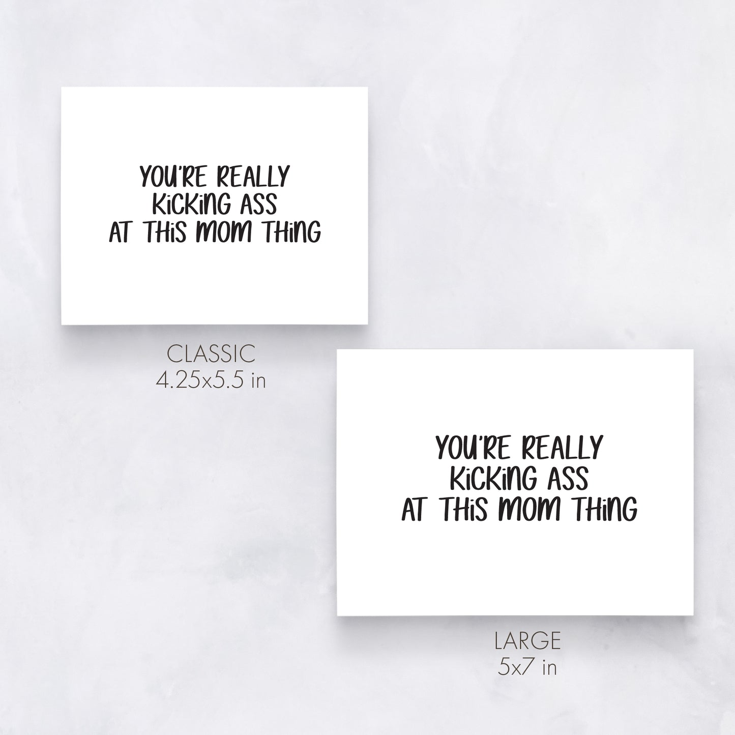 You’re Really Kicking Ass at This Mom Thing | Encouragement Mother’s Day Card