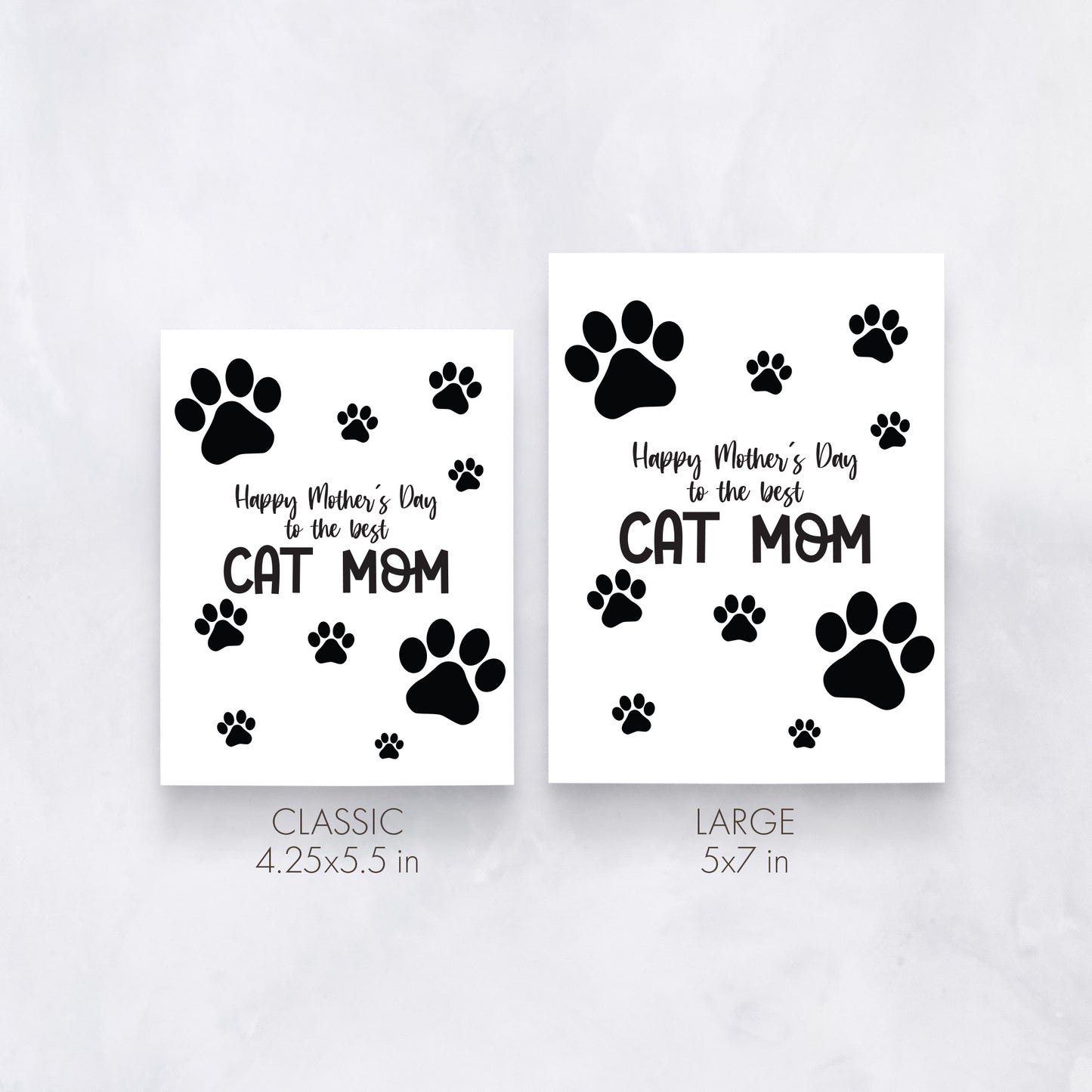 Happy Mother’s Day to the Best Cat Mom | Cute Pet Mom Card
