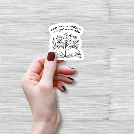 Secret Garden Book Sticker