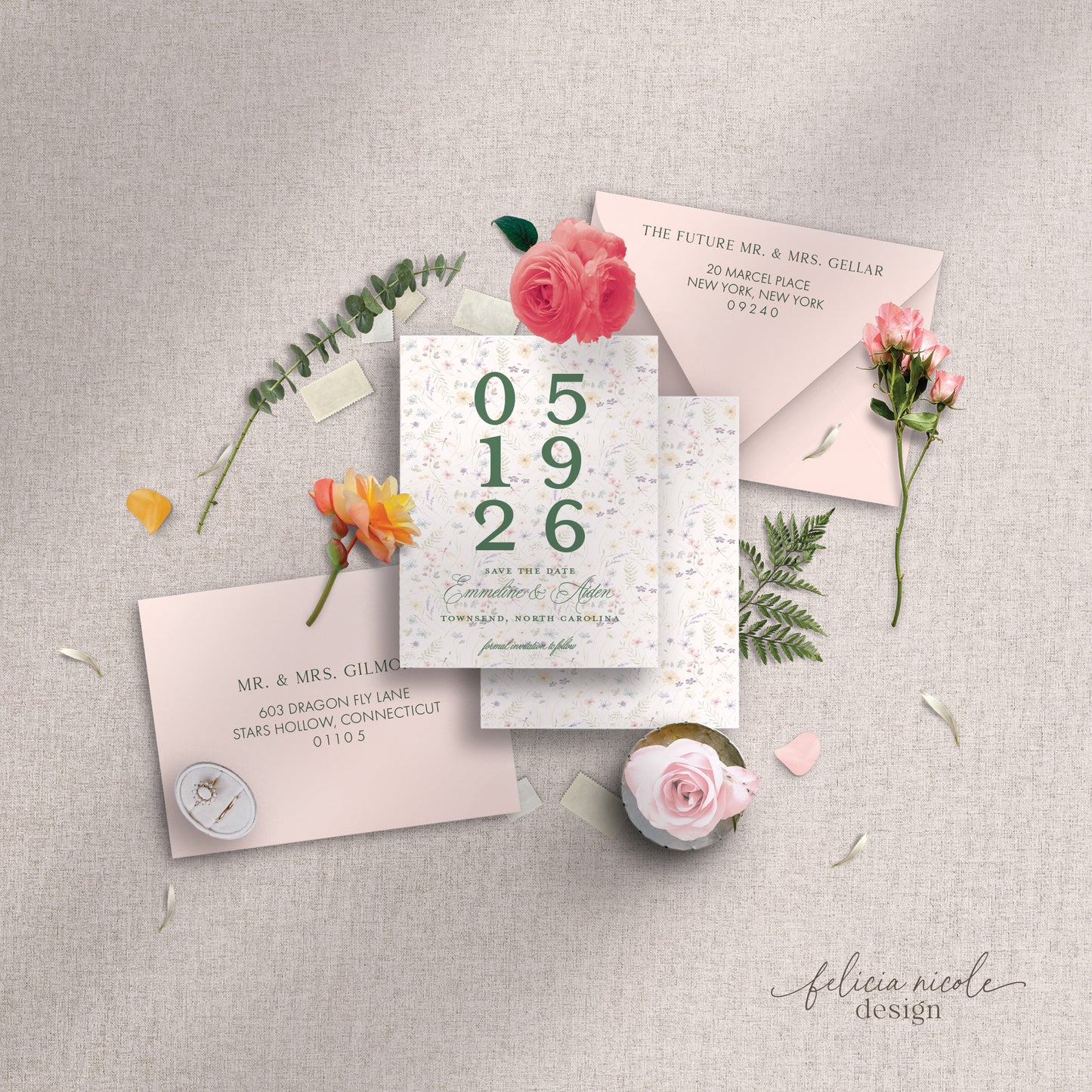 The Emmeline | Save the Dates for Wedding