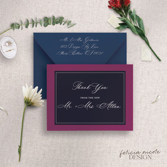 The Ravyn | Wedding Thank You Cards
