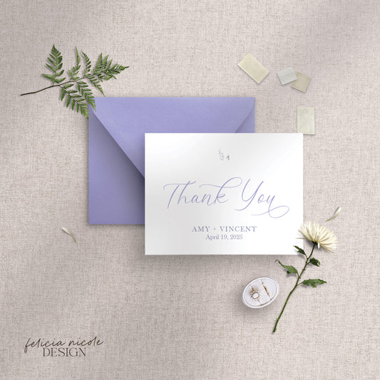 The Amy | Wedding Thank You Cards
