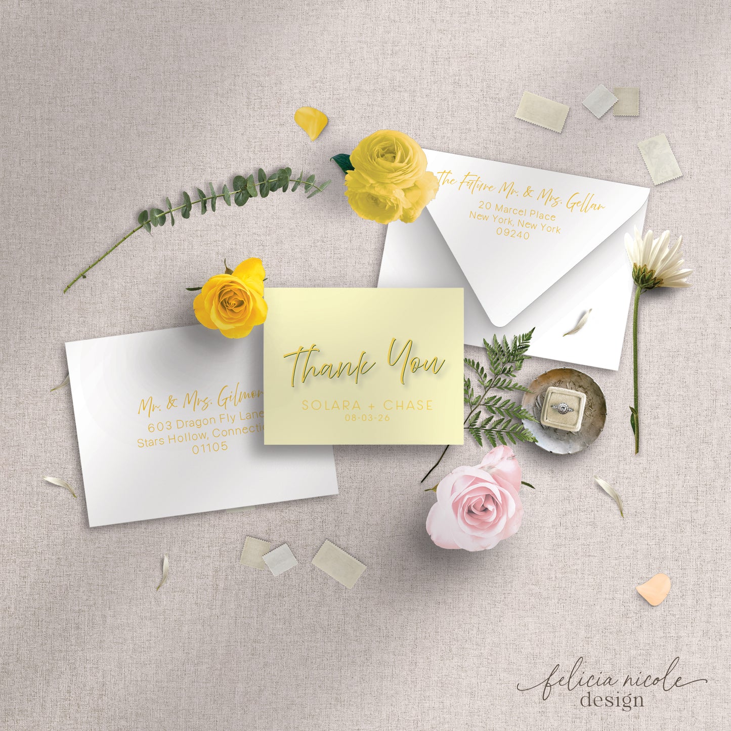 The Solara | Wedding Thank You Cards