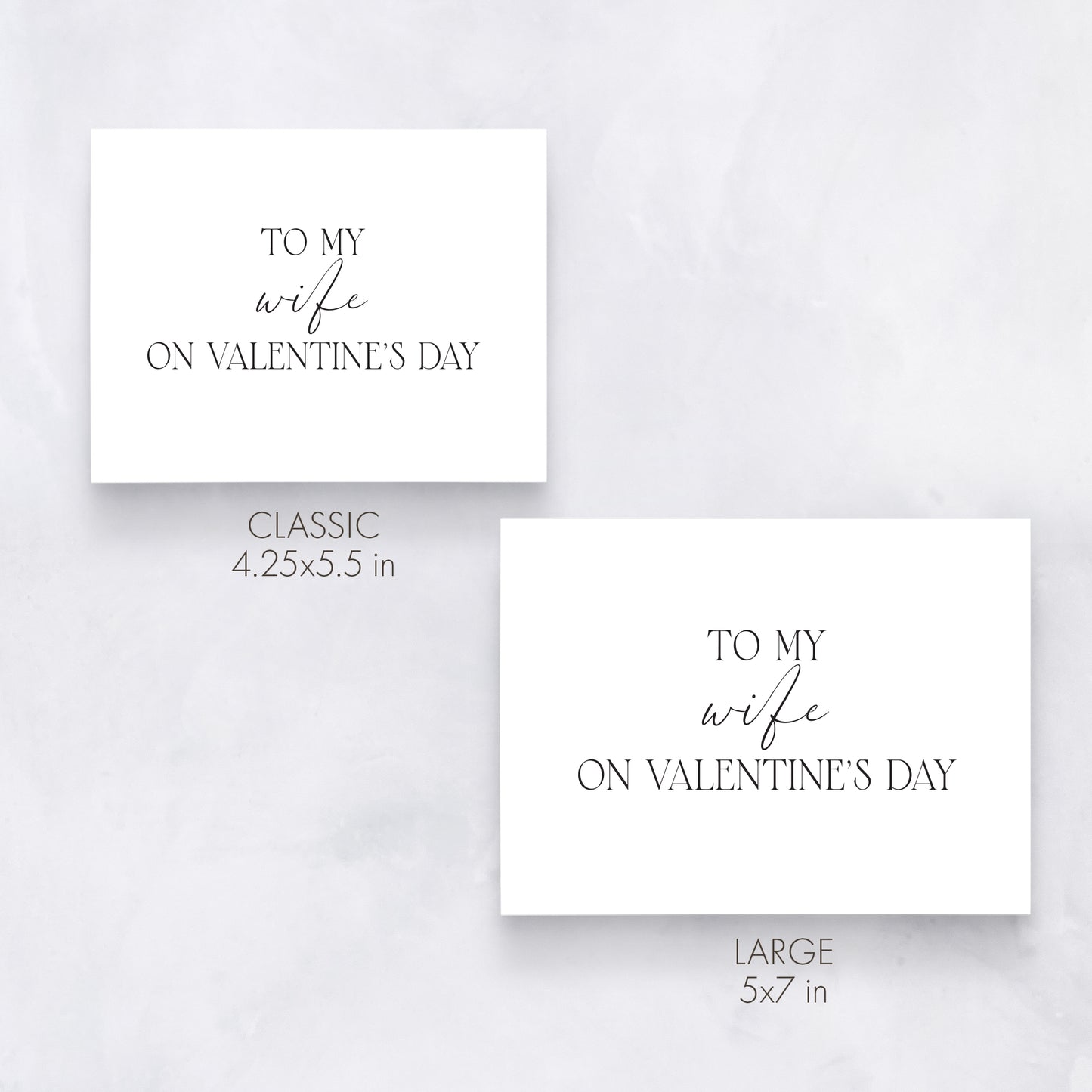 To My Wife on Valentine’s Day | Elegant Romantic Card