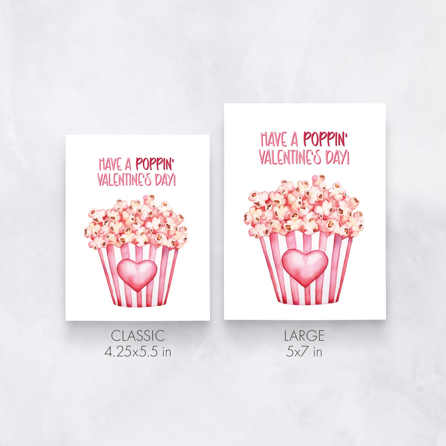 Have a Poppin’ Valentine’s Day | Cute Valentine Card