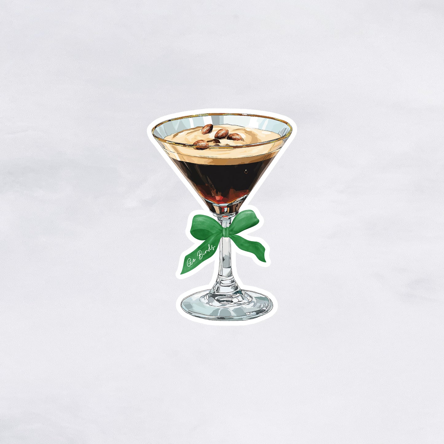 Philly Football Espresso Martini Sticker